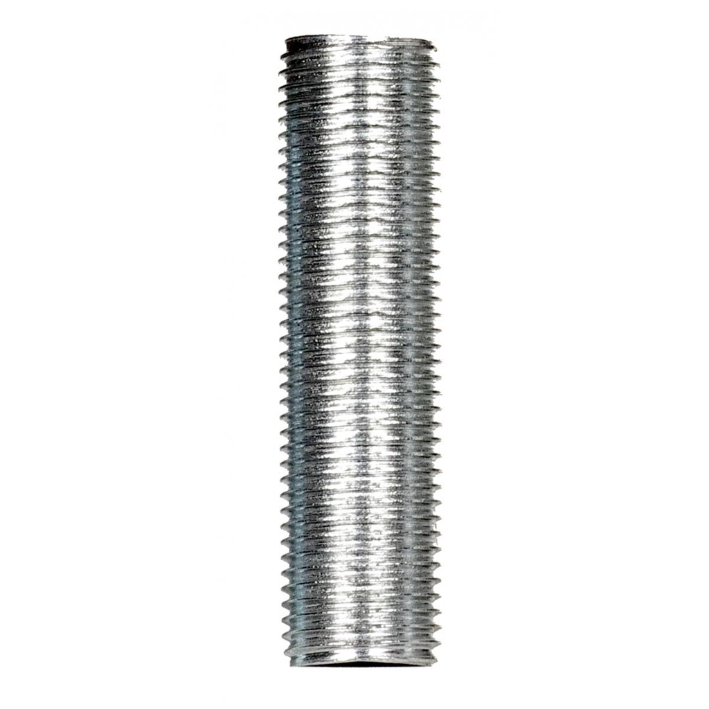 1/8 IP Steel Nipple, Zinc Plated, 1-1/2" Length, 3/8" Wide