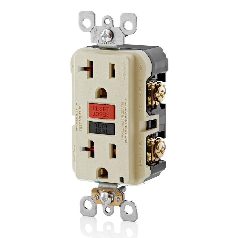 20 Amp SmartlockPro® GFCI Receptacle/Outlet