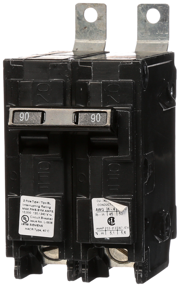 BREAKER 90A 2P 120/240V 10K BL