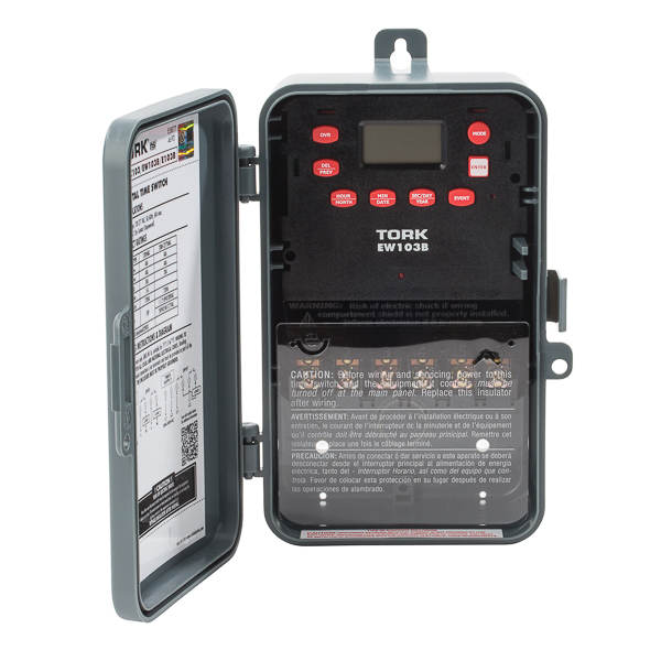7 Day Digital 1CH 40A 120-277V DPST