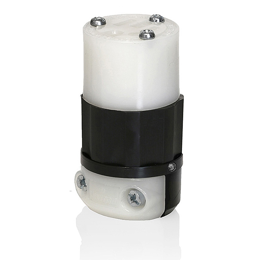20 Amp, 125 Volt, Straight Blade Connector, Industrial Grade