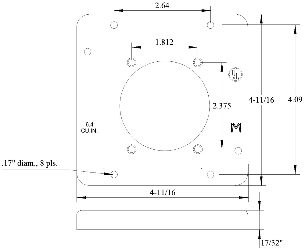 11523, Square Box Cover