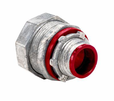 1/2" Straight Liquidtight Connector with Insulated Throat