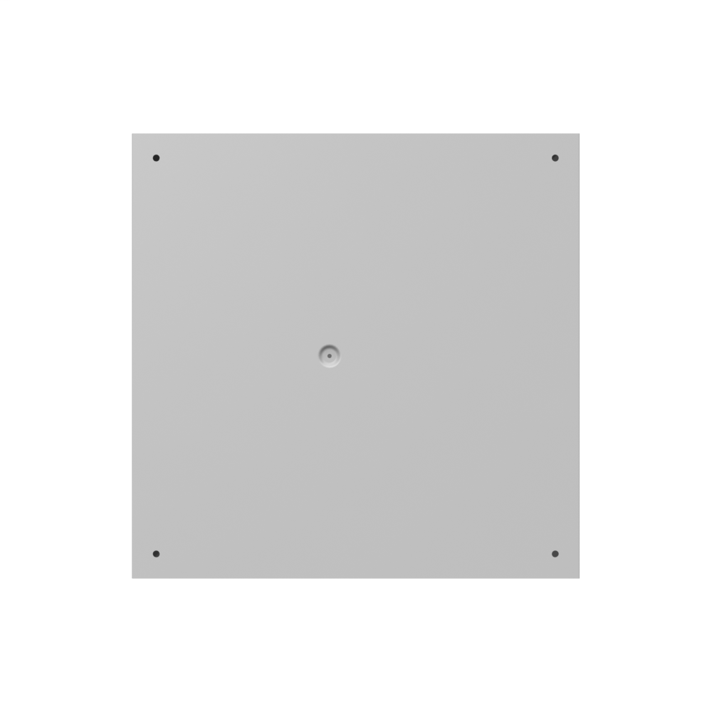 18x8x18 Screw Cover Type 1 UL Steel No KO Gray Cover w/ Teardrop Slots Holes In Back