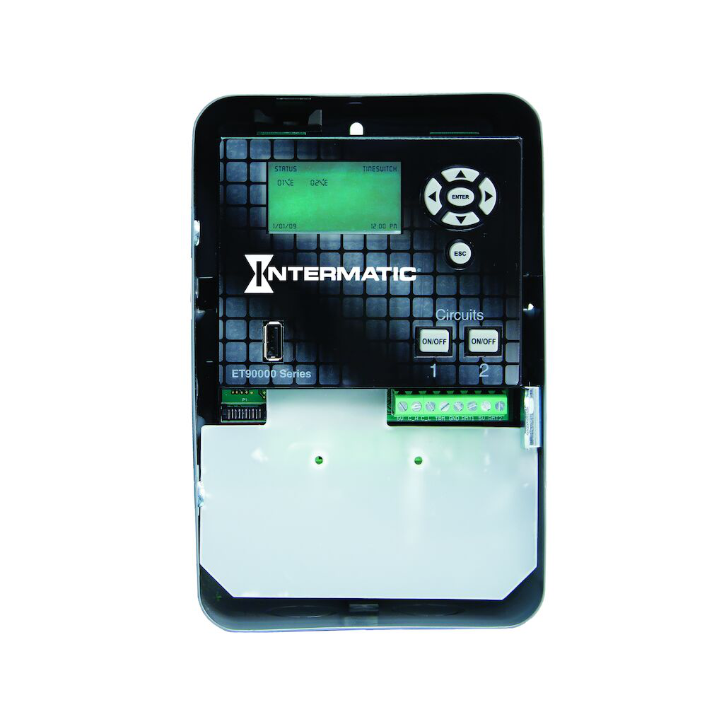 Astronomic 365-Day 2-Circuit Electronic Control, 120-277 VAC, 50/60 Hz, 2-SPDT, Indoor Metal Enclosure, Ethernet Optional