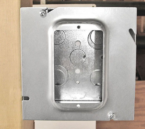 61-2 - Six Square One Gang Device Cover 2" Raised, 25 Pak
