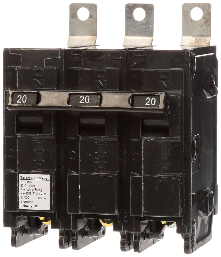 BREAKER 20A 3P 240V 22K 50C BLH MARINE