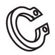 90515277, Ratchet Guy Wire Cutter Retaining Ring