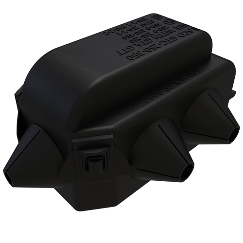 Black Insulating Cover for GTA-250-0, GTT-250-0, GTA-250-250, GTT-250-250, GTA-350-350, and GTT-350-350, UL, CSA
