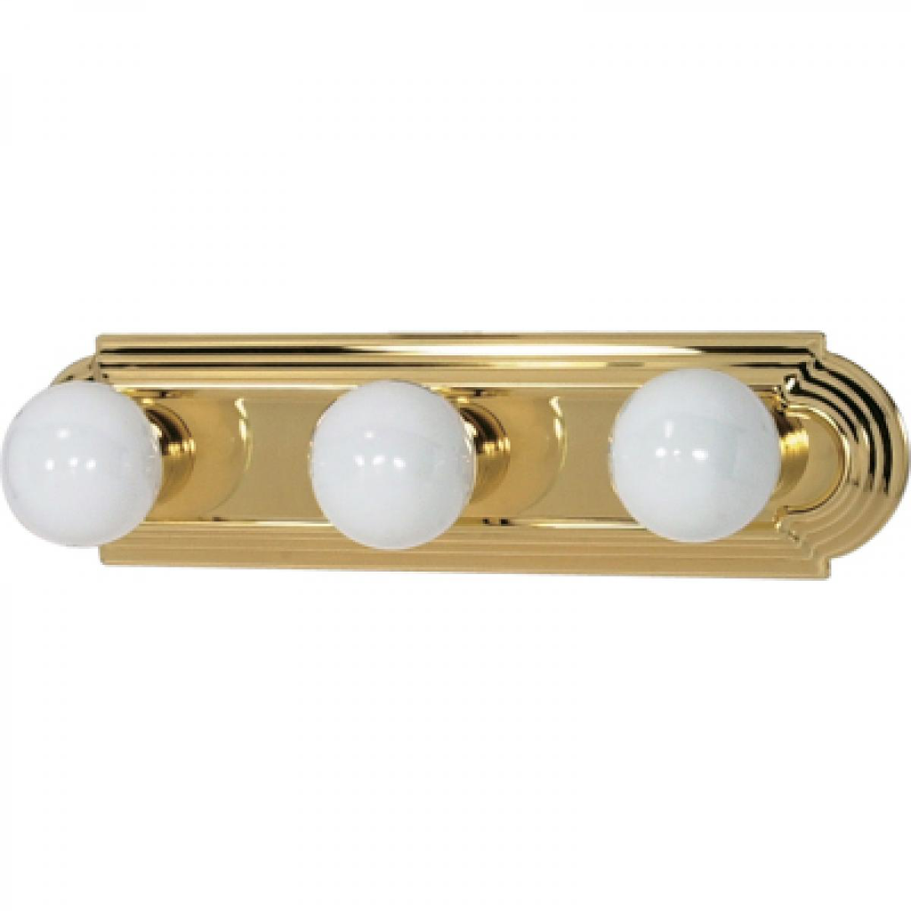 3 Light - 18" Vanity Strip - Polished Brass Finish