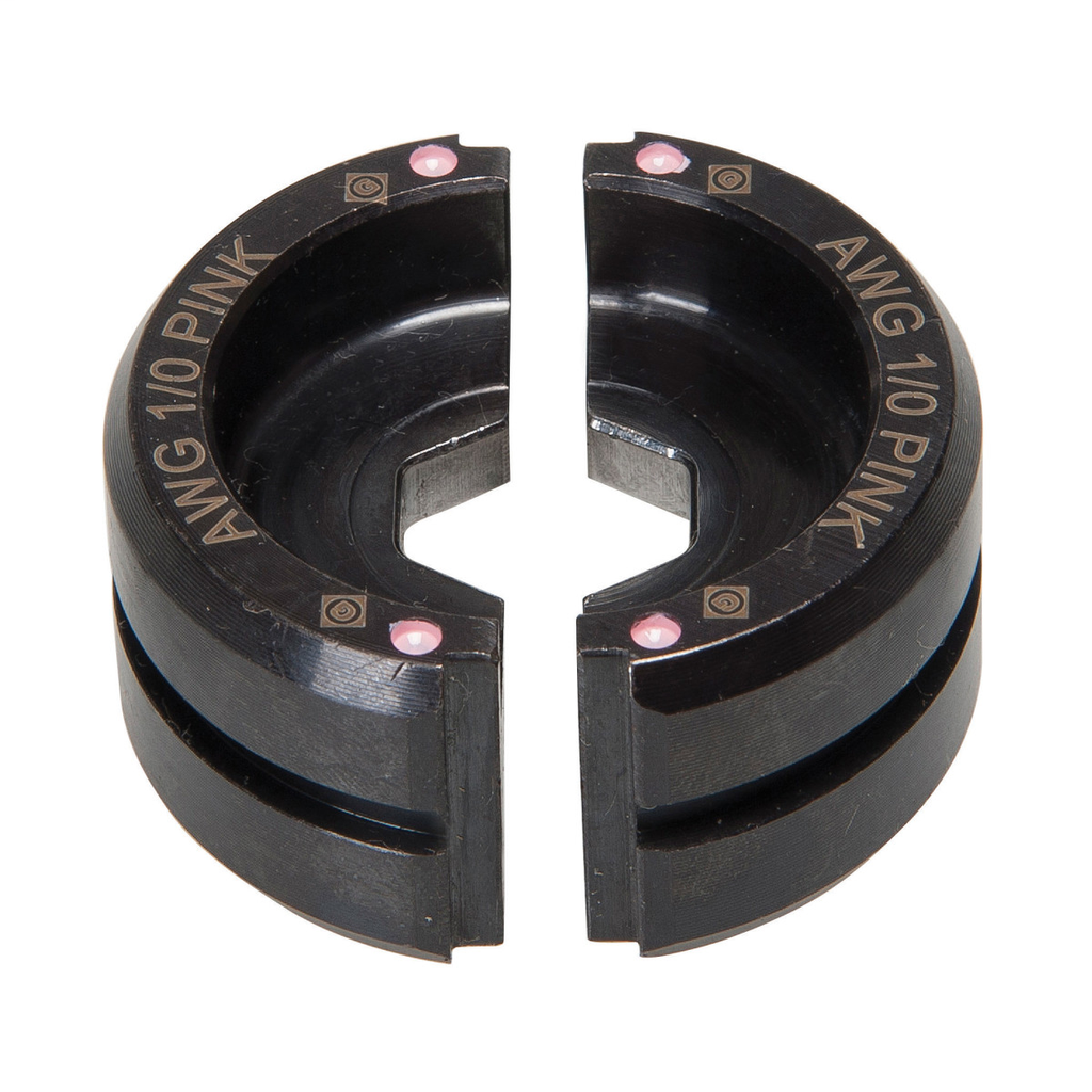 1/0 Dies for Crimping Color-Coded Copper & Aluminum Lugs & Splices*(Require UA22 adapter when used with ECCXL, HCCX, & RCCX tools)