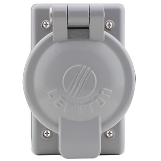 1-Gang Receptacle Cover Plate
