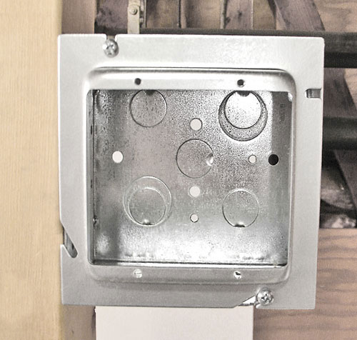 62-2 - Six Square Two Gang Device Cover 2" Raised, 25 Pak