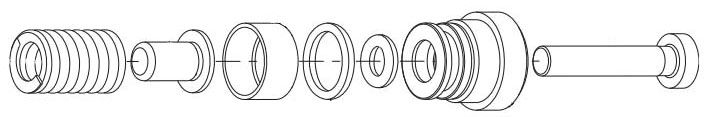 50013483, Battery Powered Cable Cutter Piston Pump Assembly