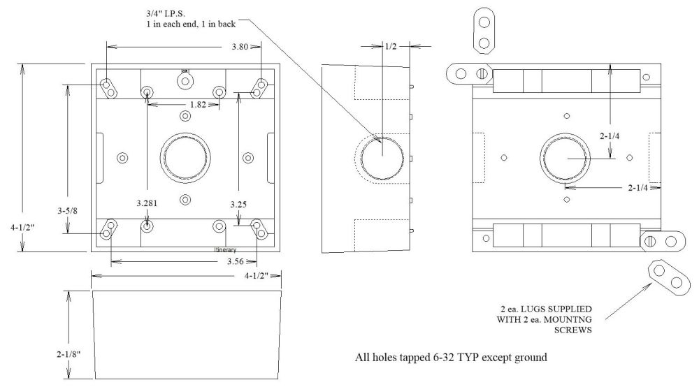 30236, Weatherproof Outlet Box