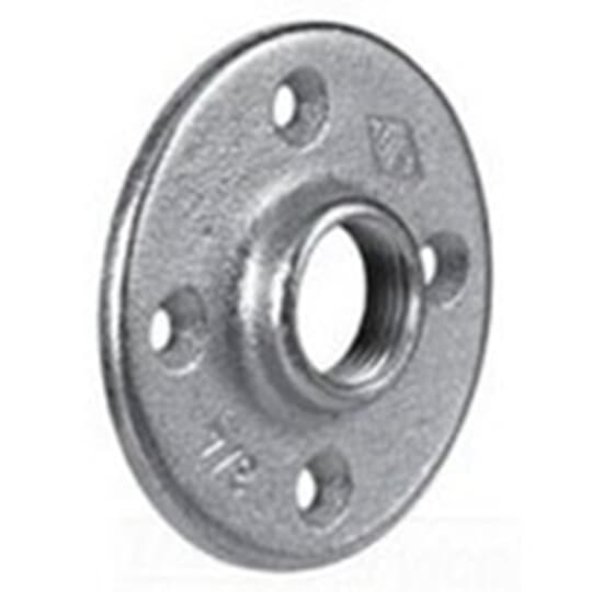 3/4 FLANGE PL,RGD/IMC,MIRON-ZINC P