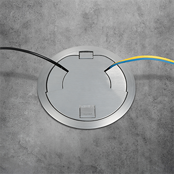 8IN SURFACE STYLE CVR ASSEMBLY AA BRUSHED ALUMINUM