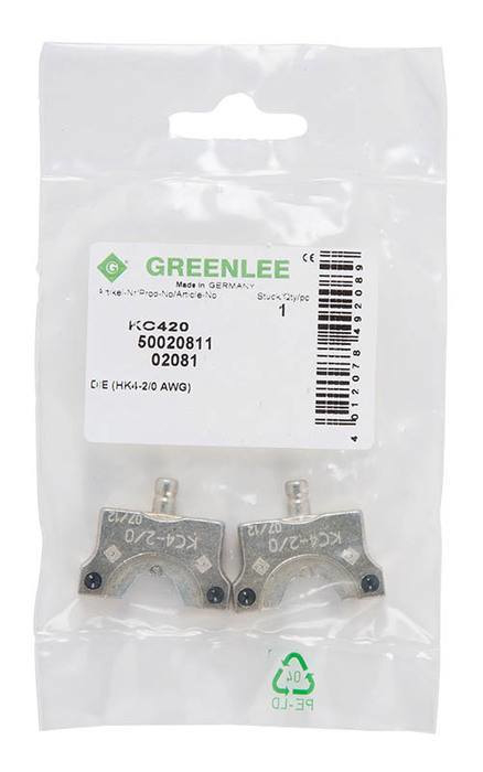 2/0 CU AWG Die Set