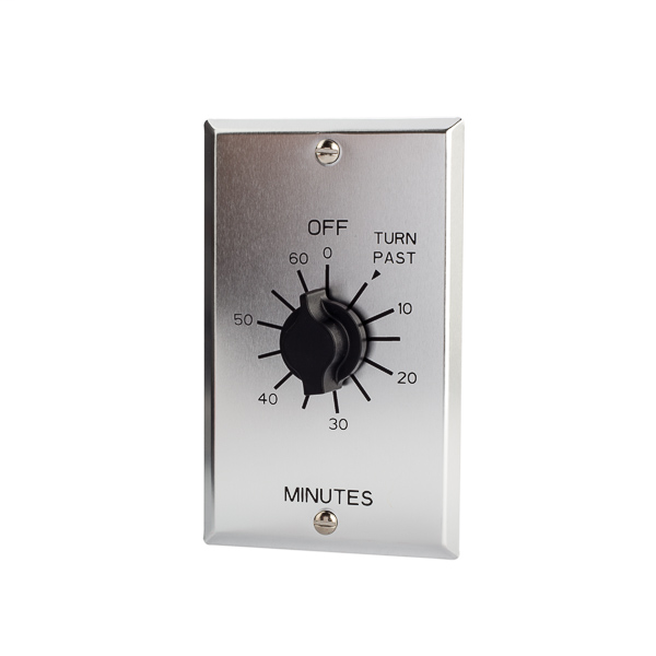 60 Min Timer 125-277V SPDT Metal Plate