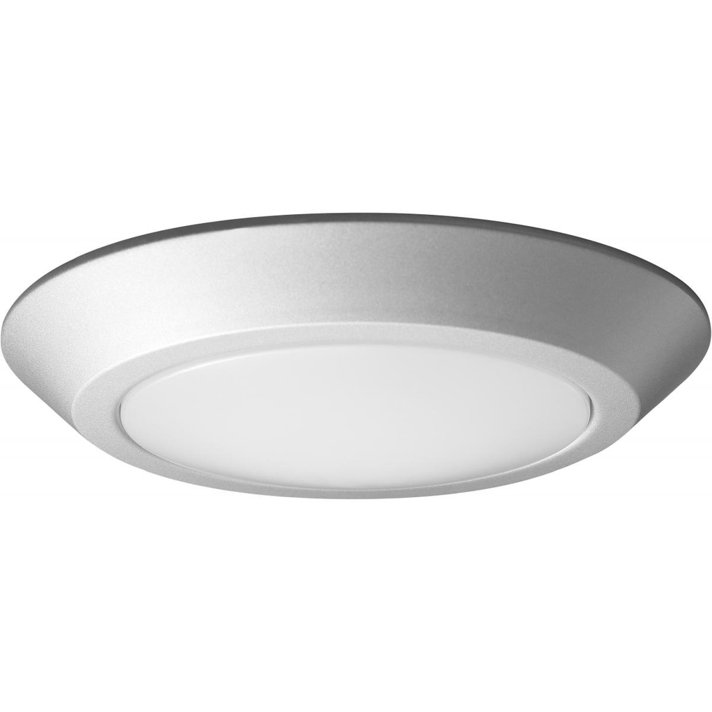 7"- LED Disk Light Flush - Brushed Nickel Finish - 3000K