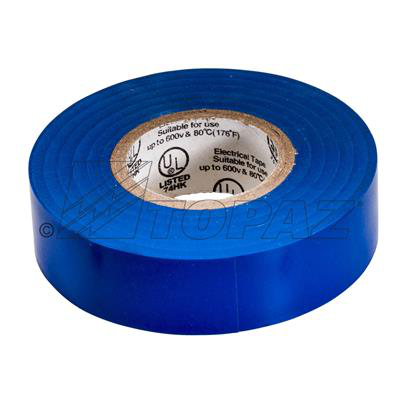 7 MIL Blue Plastic Electrical Tape 3/4" x 66'