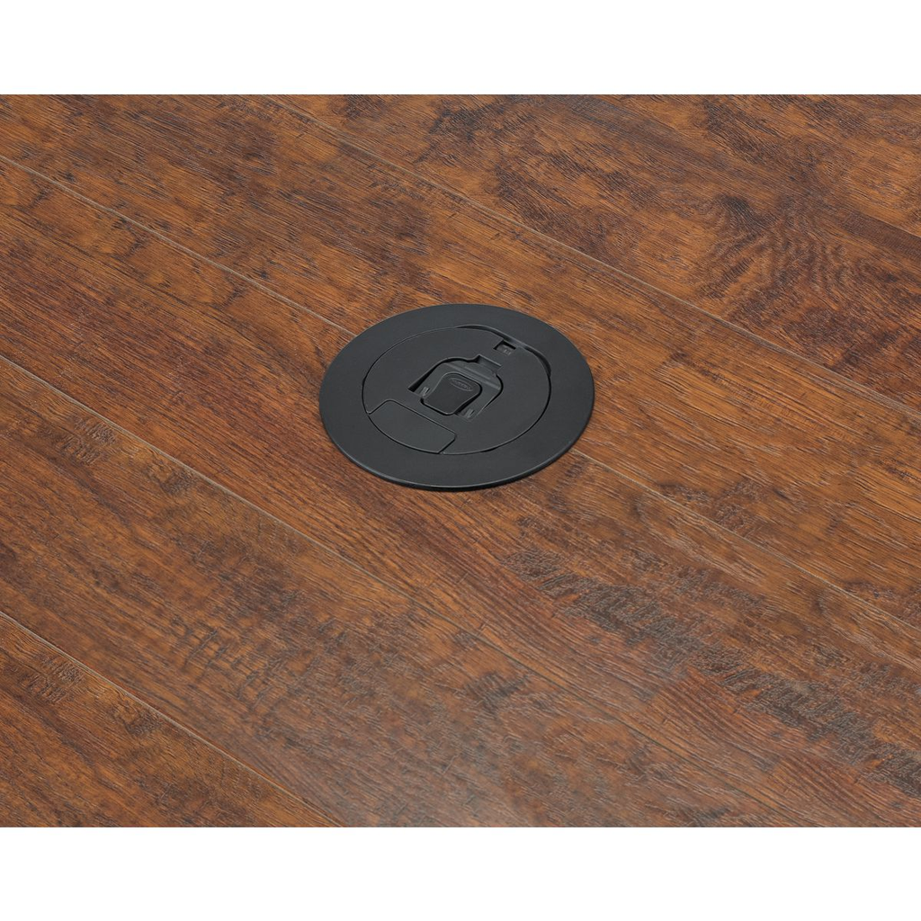 4" CFBS1R4 Series, Round Cover Assembly, Black Power Coat Finish