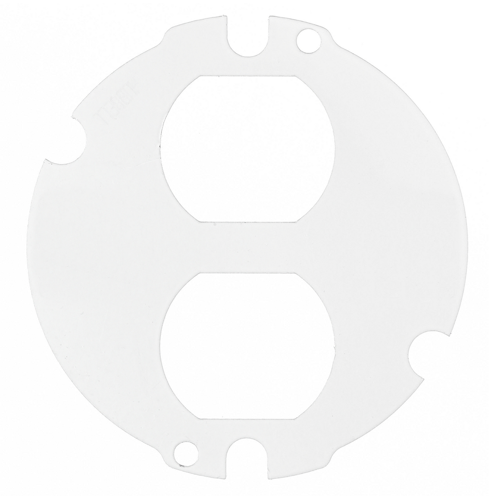 4" Series, Sub Plate, (1) Duplex Opening