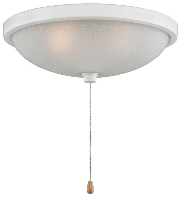12" LOW PROFILE BOWL LIGHT KIT: WHITE