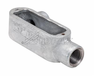1/2" Malleable Iron Rigid Threaded Type LL Conduit Bodies