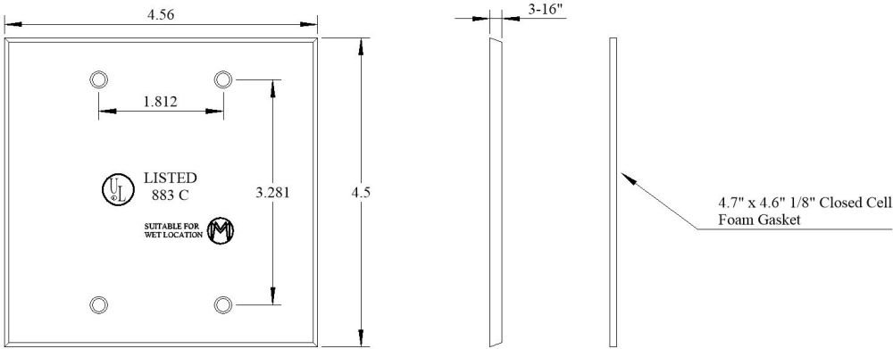 30283, Weatherproof Device Box Cover
