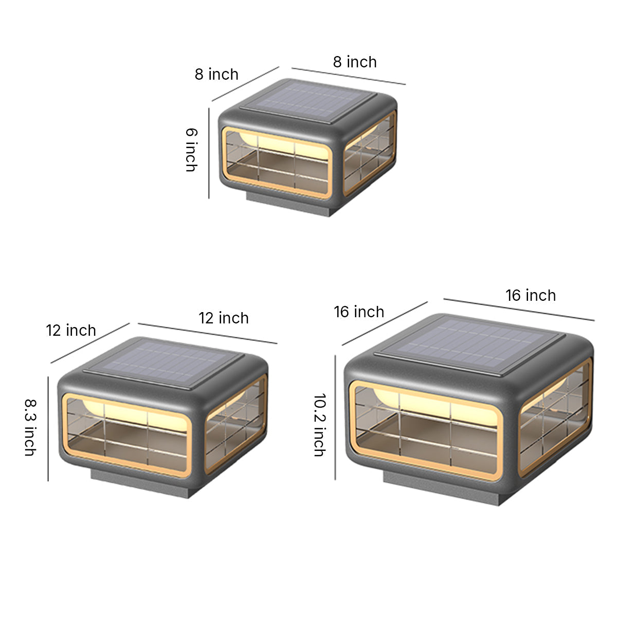 Waterproof Outdoor Pillar Light Modern Minimalist Style