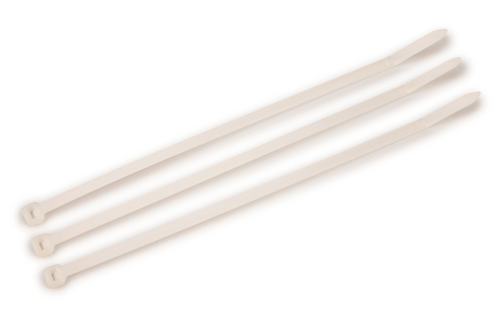 3M™ Standard Cable Tie 06226, Natural, 8 in, 100 per bag