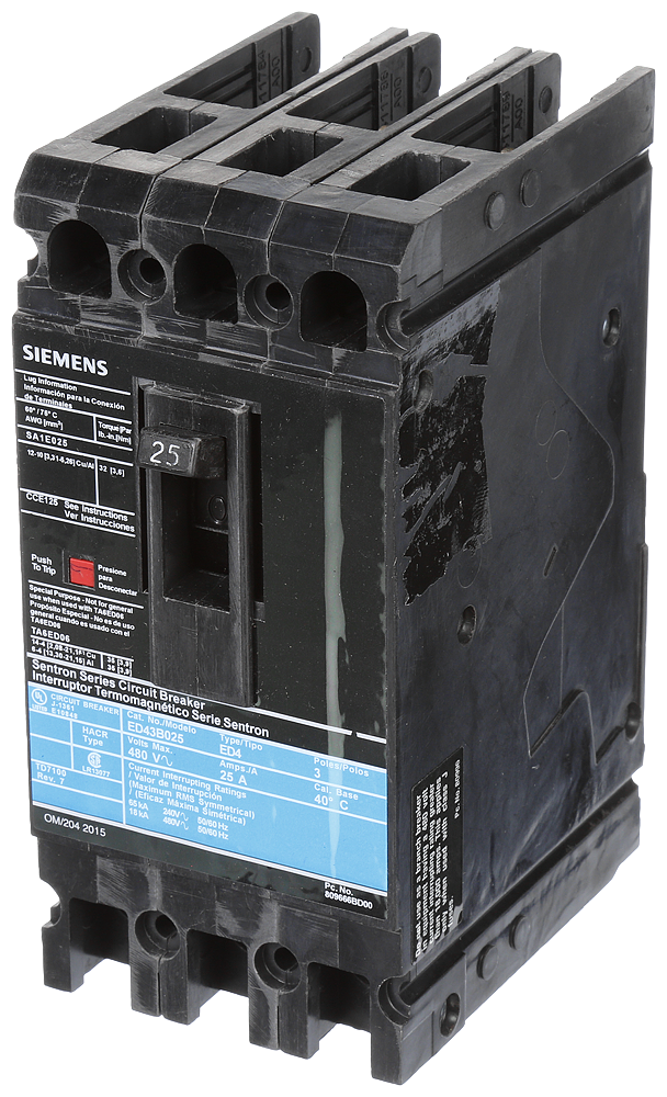 BRKR ED4 3P 480V 25A