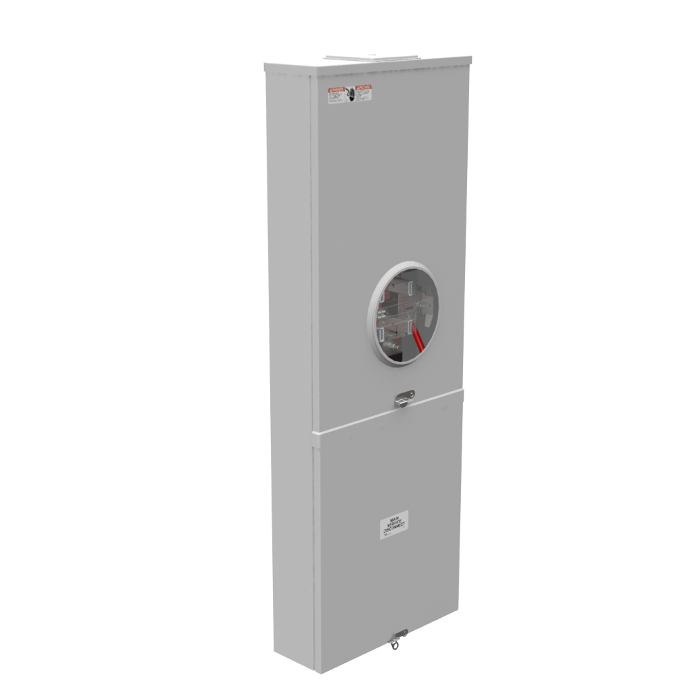 4 Terminal Ringless Large Closing Plate 2-150 Ampere Main Breaker Single Connector Locking 4-600kcmil Long Island Lighting Company