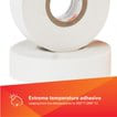 3M Glass Cloth Electrical Tape 69, 3/4 in x 66 ft, White, 50 Rolls/Case
