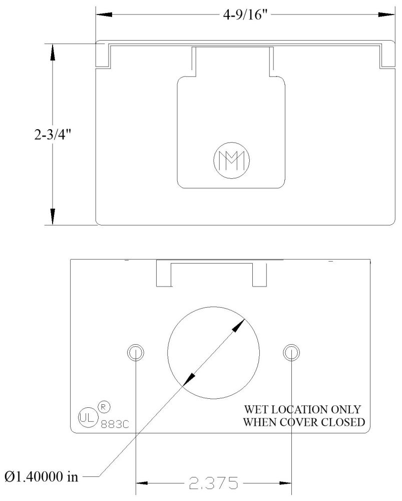 30505, Weatherproof Device Box Cover