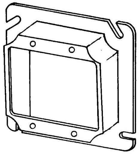 8486, Electrical Outlet Box Plaster/Mud Ring