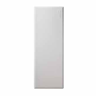 42" Structured Media Flush-Mount Cover, Metal, White