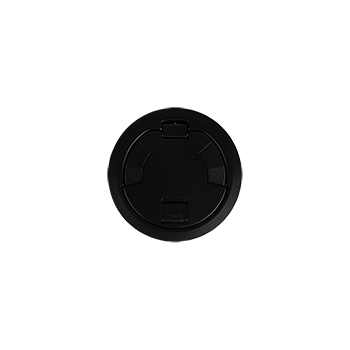6CT Evolution™ Poke Thru Flush Style Cover, Black