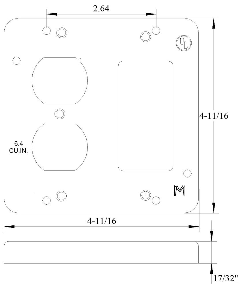 11535, Electrical Square Box Cover