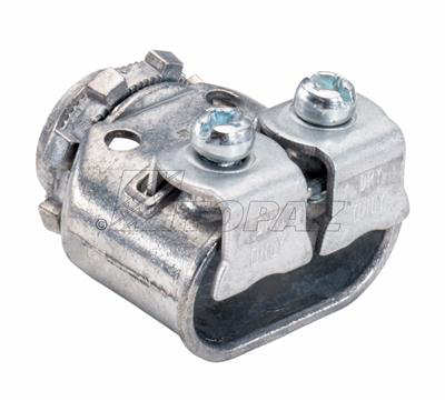 3/8" 2 Screw Saddle Bite Type Duplex Connector