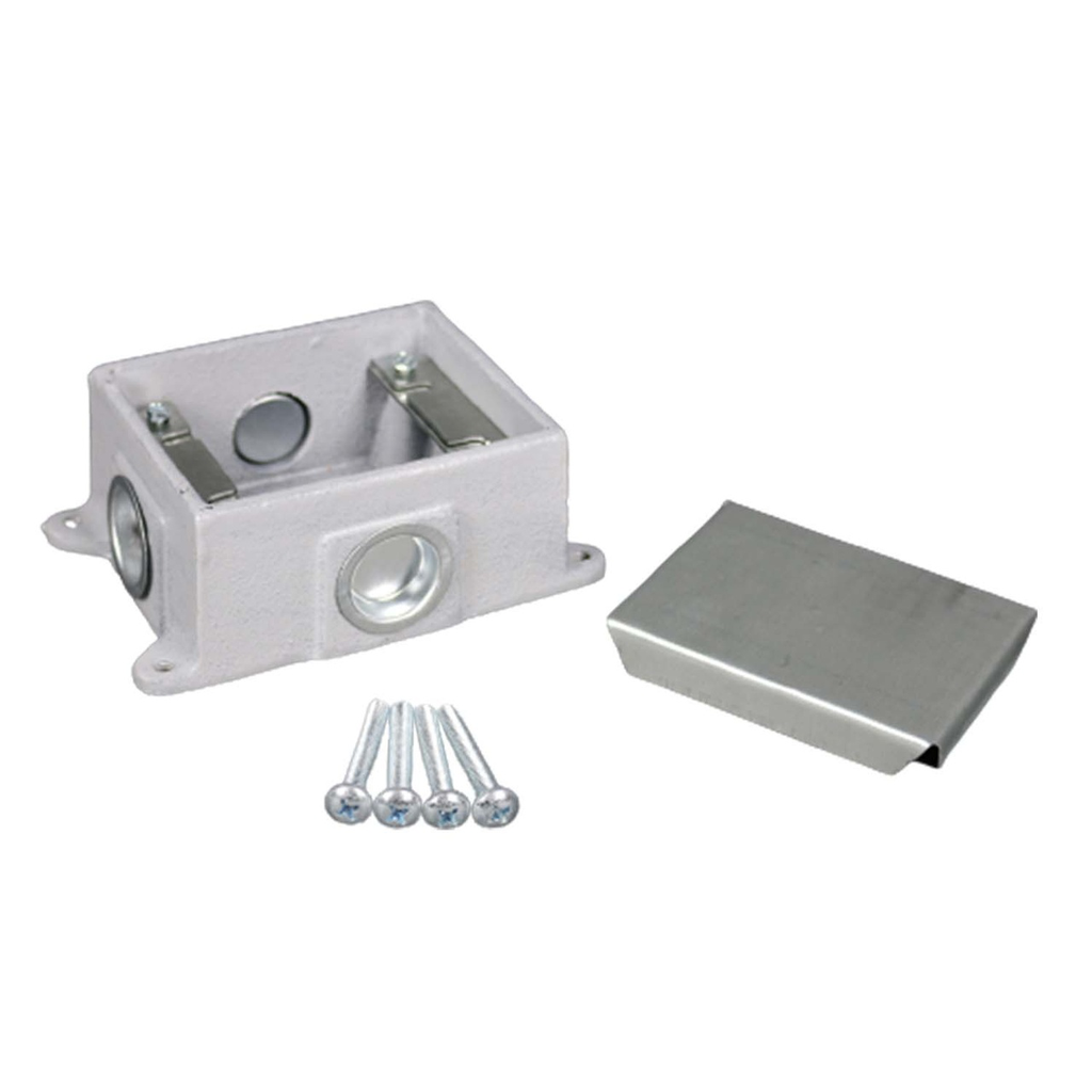 880CM1-1 - Omnibox Series Shallow Cast-Iron Floor Box