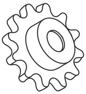 37141, Ratchet Guy Wire Cutter Sprocket