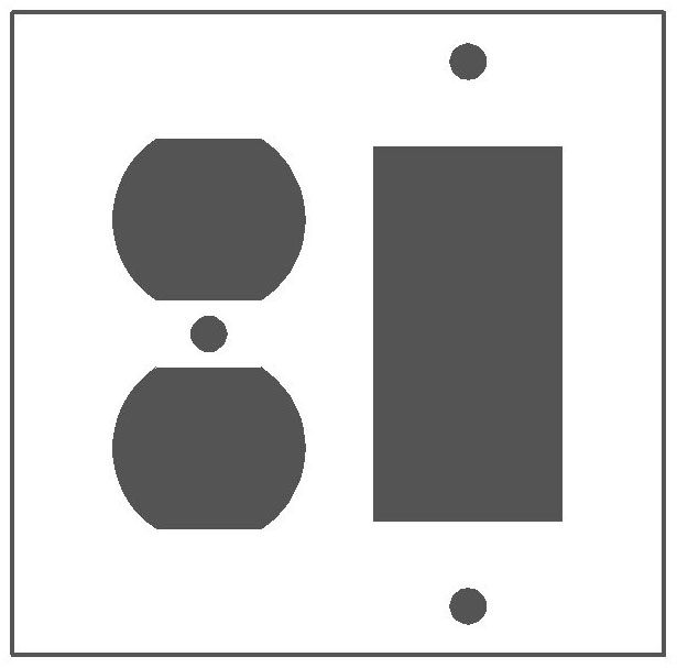 98672, Wallplate