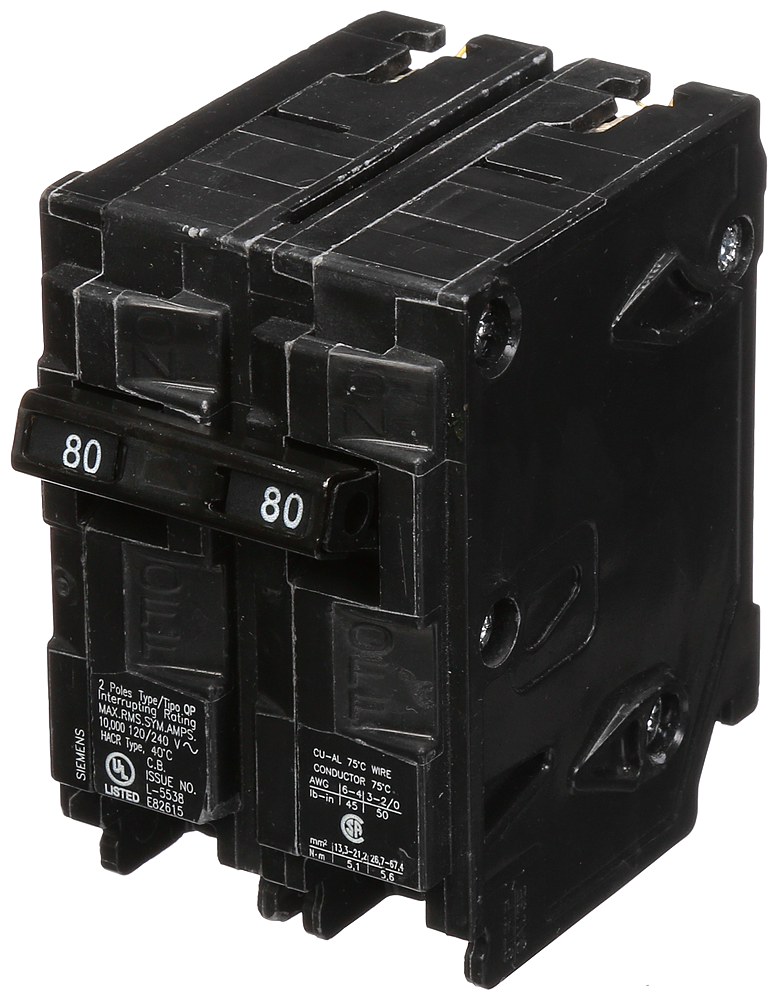 BREAKER 80A 2P 120/240V 10KA QP