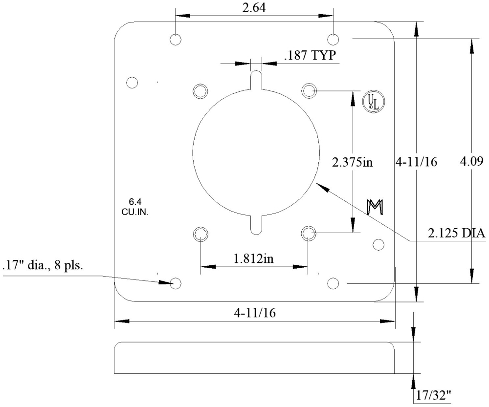 11522, Square Box Cover