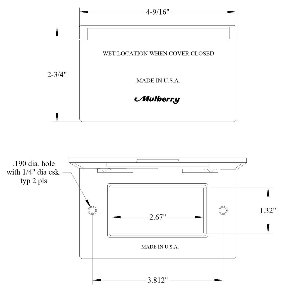 30451, Weatherproof Device Box Cover
