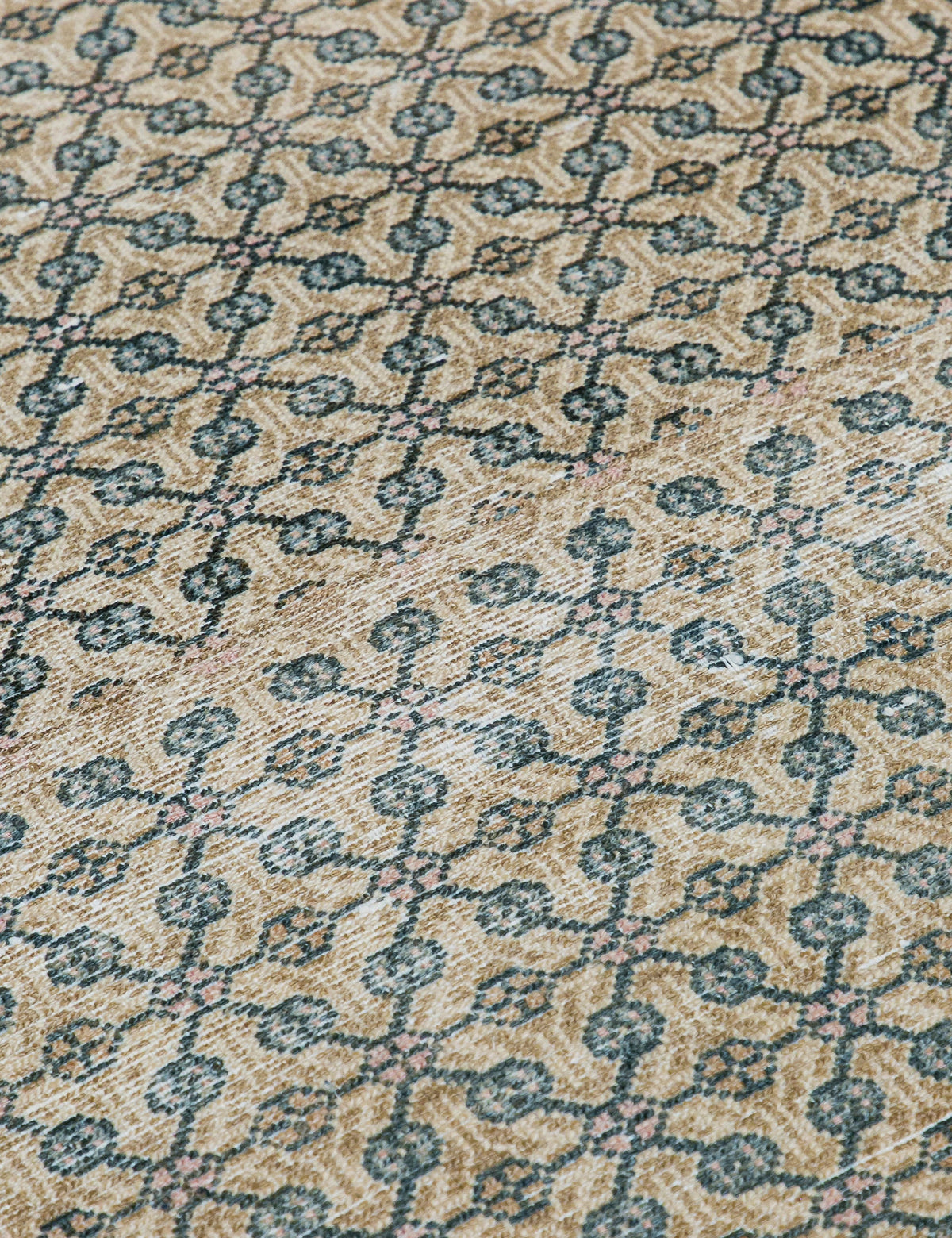 Vintage Turkish Hand-Knotted Wool Rug No. 449, 3'10" x 6'7"