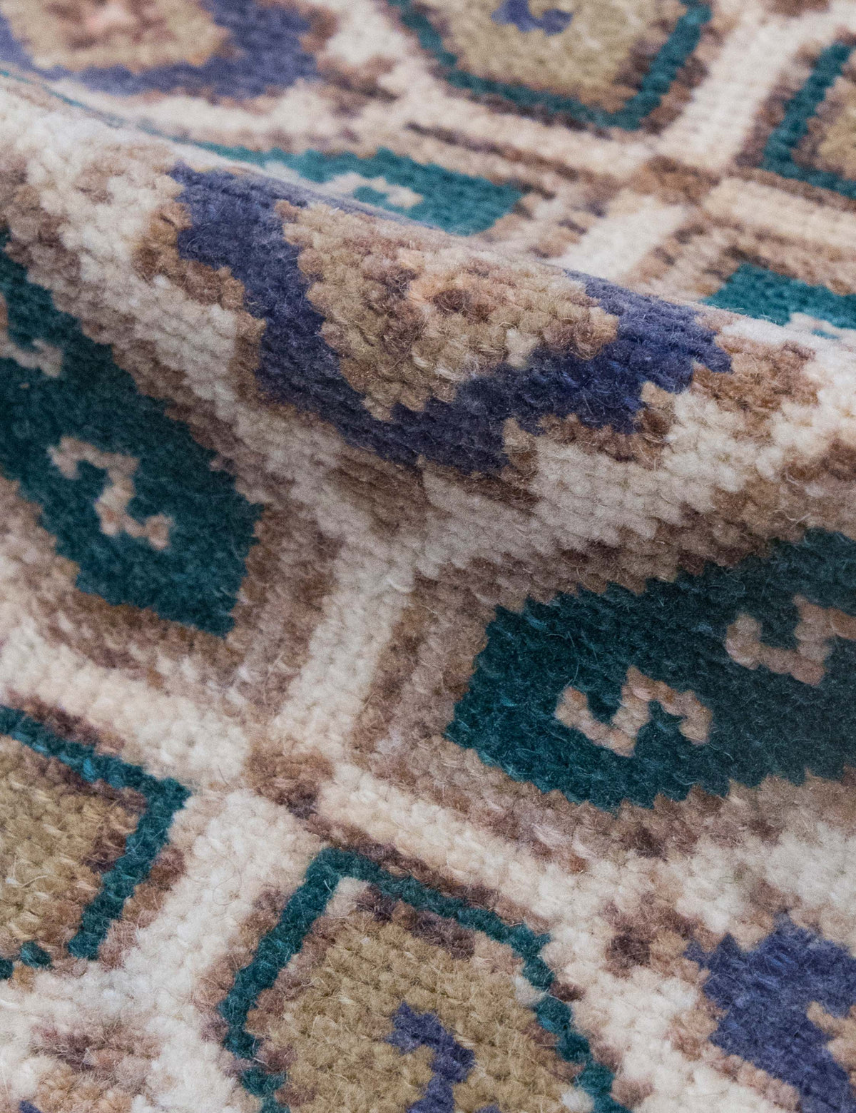 Vintage Turkish Hand-Knotted Wool Mini Rug No. 316, 1'9" x 2'9"