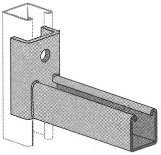 ALLIED TUBE AND CONDUIT PS-661-T1-12-EG PS 661 T1 STRUT BRACKET (SLOT UP)